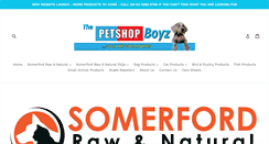 Desktop Screenshot of petshopboyz.com.au
